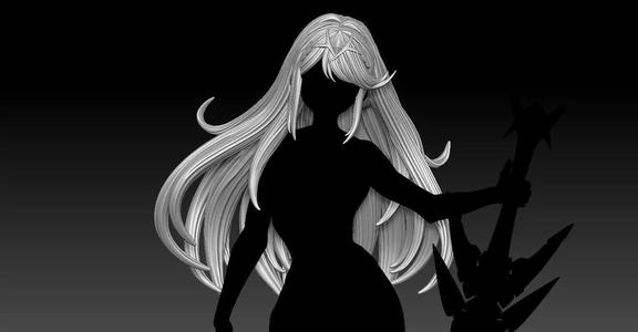Hair girl 258