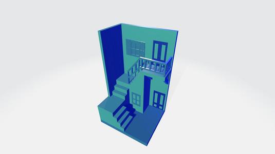 bookend house facade