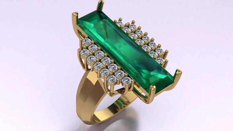 Statement Ring Jewelry model - for her
