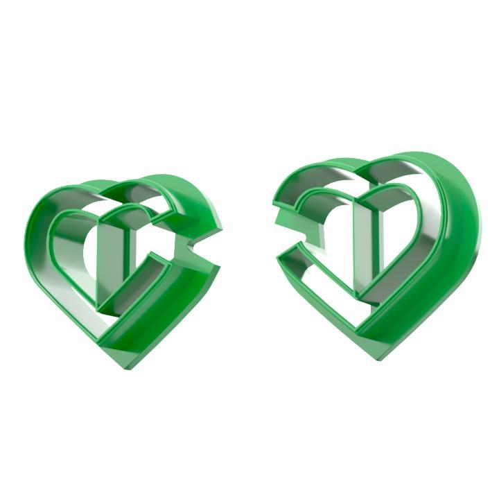 Heart Hoop Set | 3D Printable Model