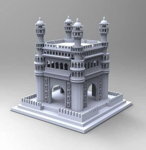 Charminar of Hyderabad – Ultra-Detailed 3D Printable Monument