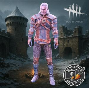 Geralt of Rivia The Witcher Dead by Daylight 3D Printable Model / Geralt de Rivia The Witcher Dead by Daylight 3D Printable Model