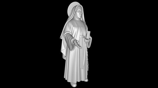 Saint Paulina Statue STL