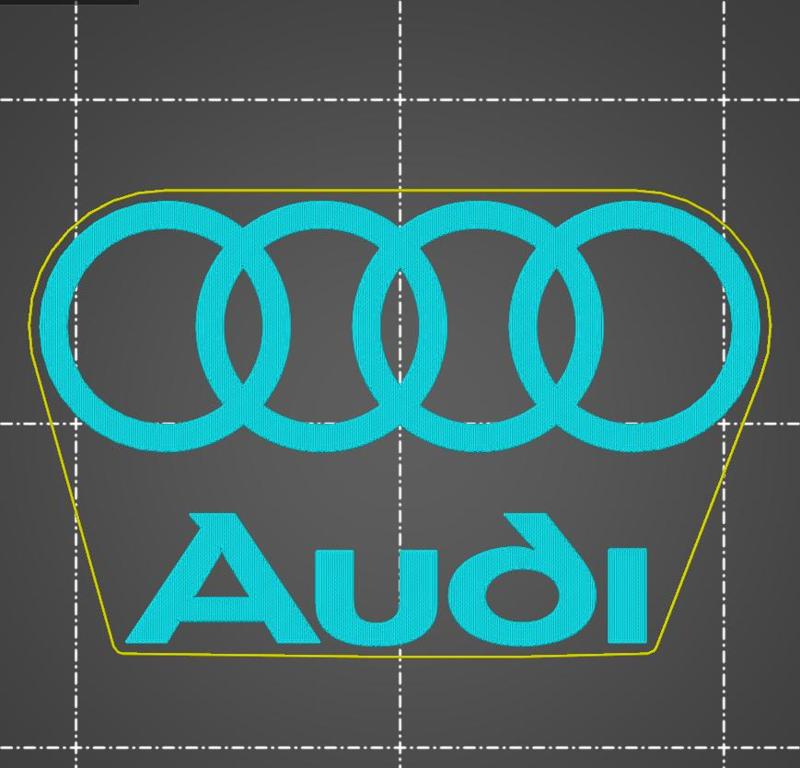 Audi logo emblem badge