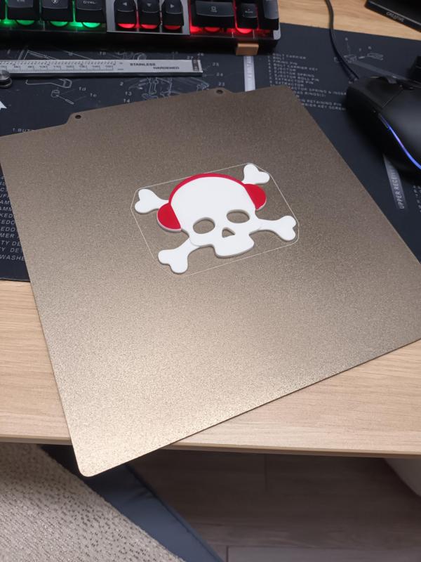Airsoft Morale Patch Pirate DJ Skull