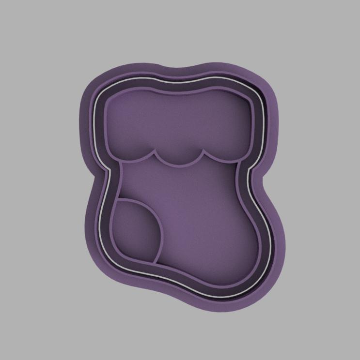 Cortador de Biscoito - Meia de Natal