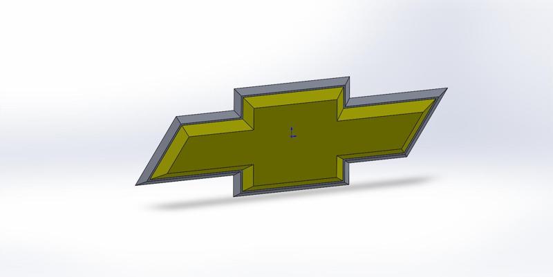 Chevrolet Logo from Wheel Cap