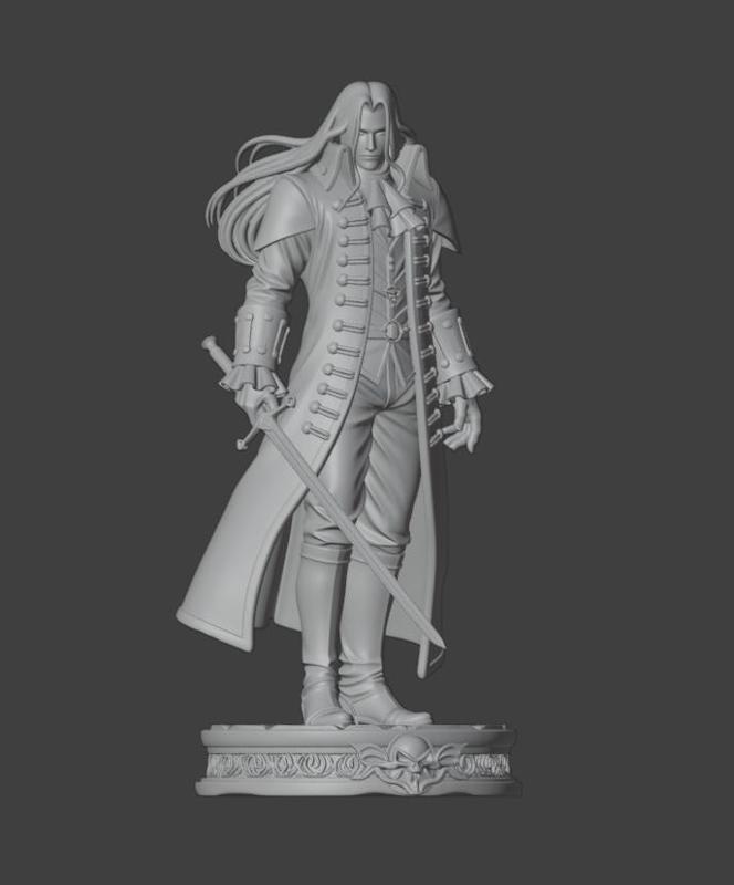 Castlevania Symphony of the Night Alucard (Enhanced Design)