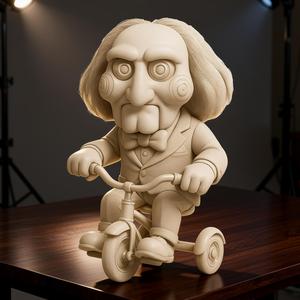 Chibi Horror Trike Rider - 3D Printable Figure