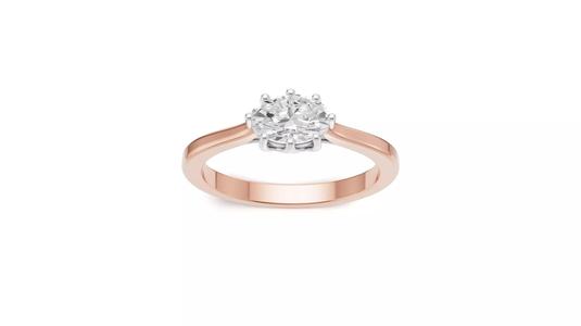 Oval Diamond Engagement Ring for Women