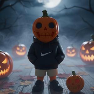 Pumpkin Head Urban Vibes - Halloween Collectible (Multiparts/3mf)