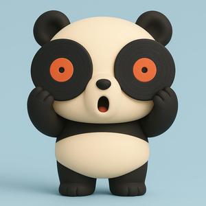 Vinyl Record Panda