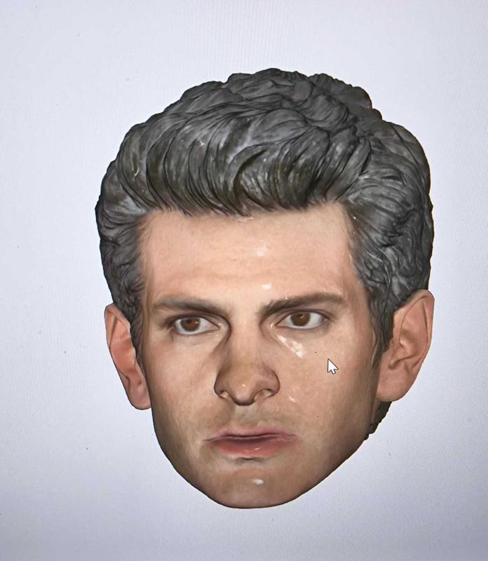 Andrew Garfield Amazing spiderman 1/6 headsculpt