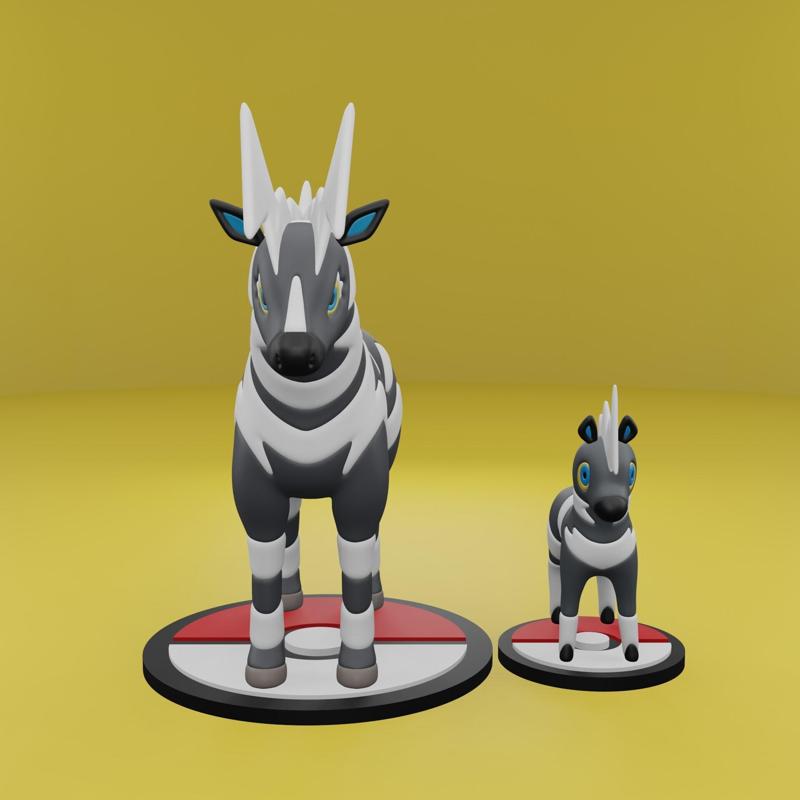 Pokemon No. 522, 523 Blitzle, Zebstrika