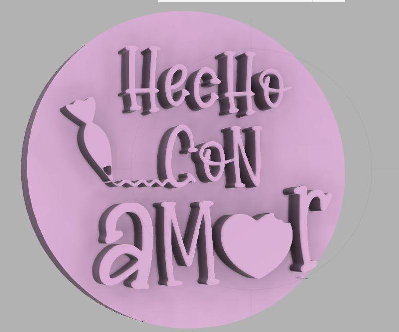 Cookie cutter made with love