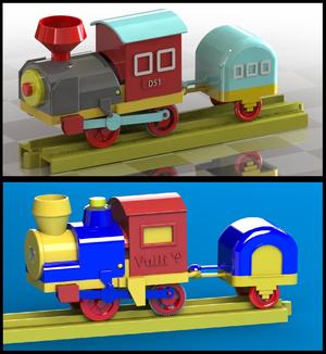 Train Vulli , Lithium reconstruction USB-C battery