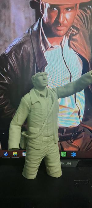 Indiana jones with torch