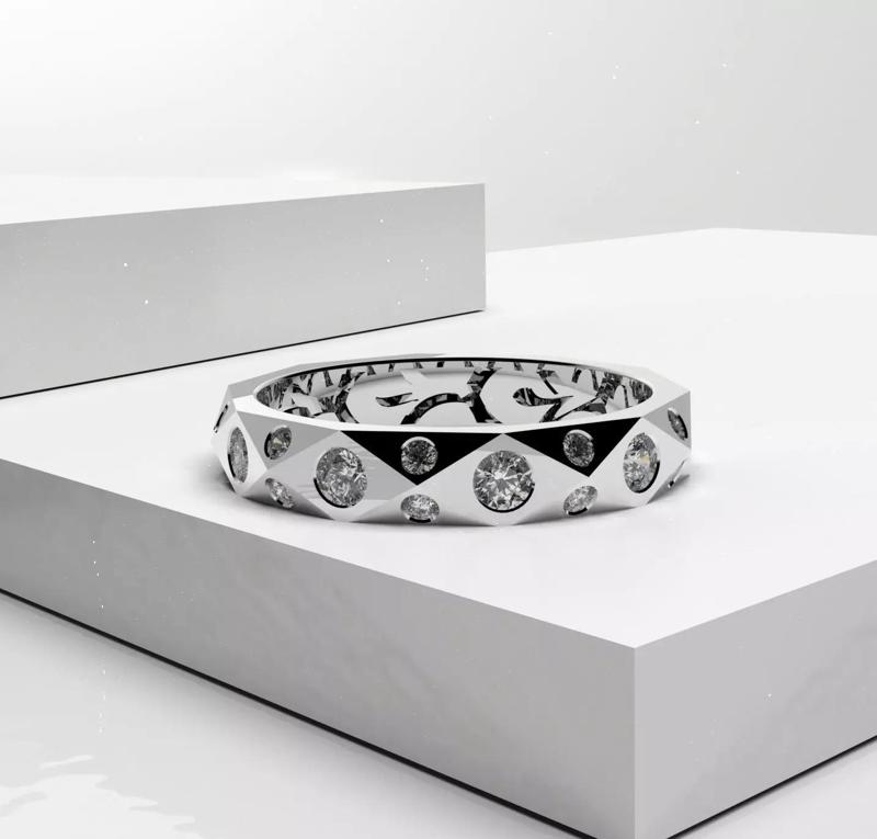 angela rings with Diamond