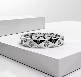 angela rings with Diamond