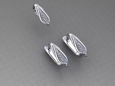 lock for earrings 7 and suspension eyelet