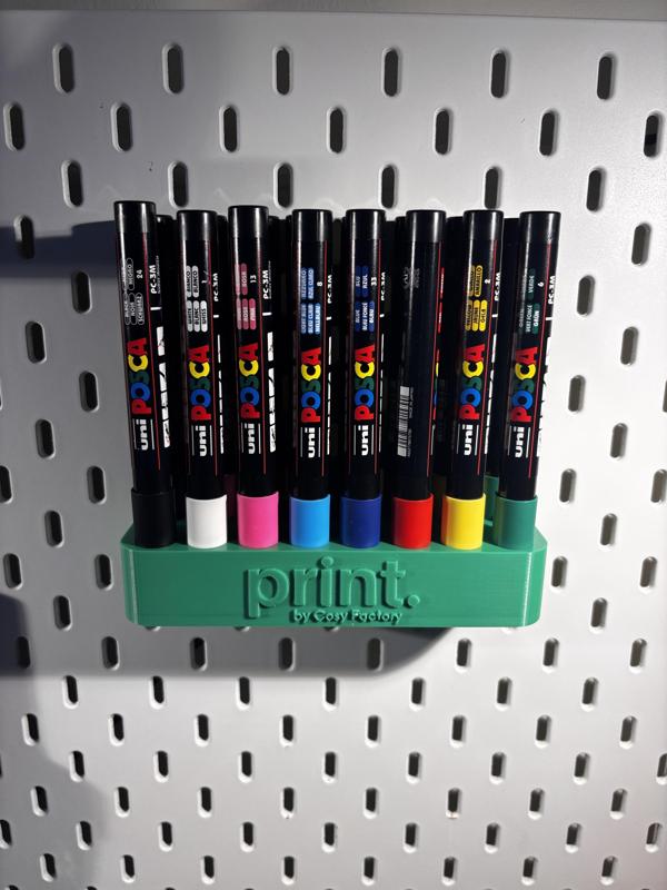 POSCA Marker 3M/5M Holder for Skadis (IKEA)