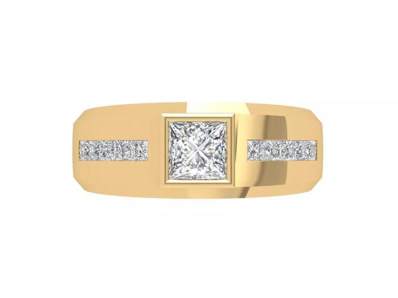 Princess Art Deco Ring