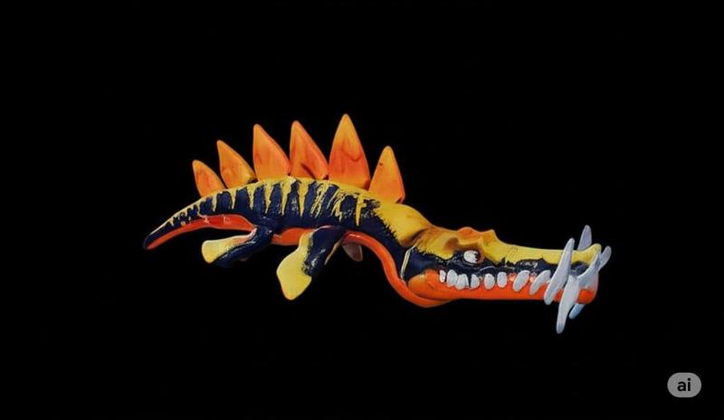 Plesiosaurus Leo hungry shark fan art