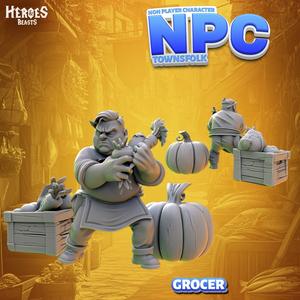 Grocer + Crate + Pumpkin