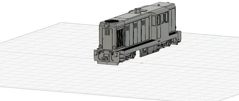 Stainz FAUR L45H-070 Diesel locomotive 0e, Gauge 0-0n30, 1/45 Gauge 0e