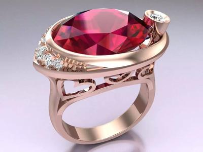 Oval stone ring - Womens  Rings - N820132