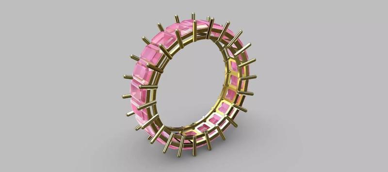 Oval Wedding Ring 3x5mm