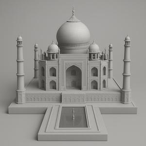 Taj Mahal 3D Model