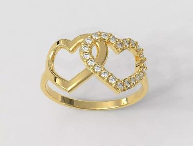 Diamond Heart Ring