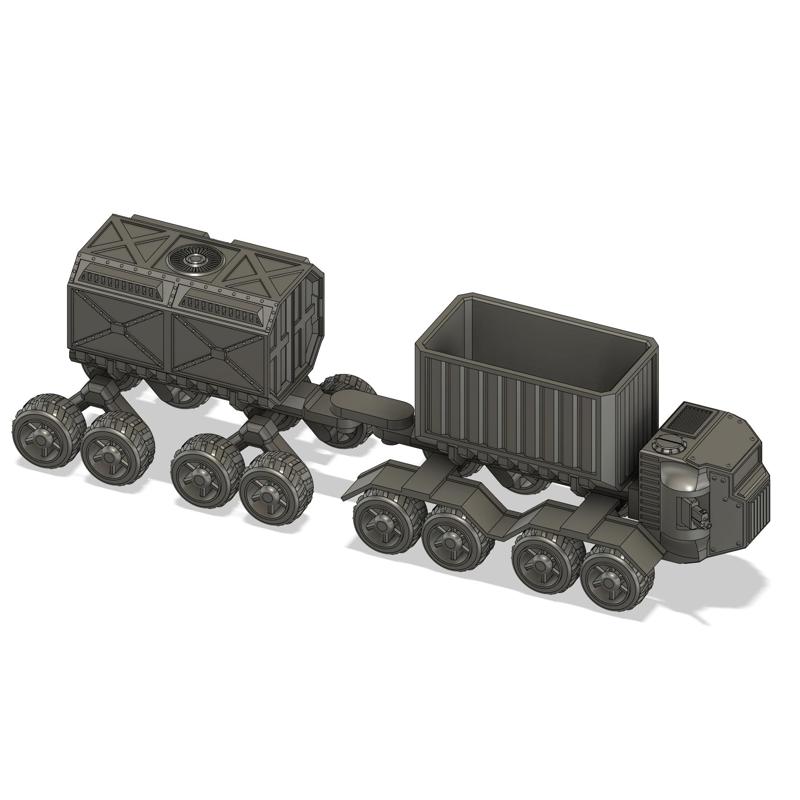 Cargo Landtrain, Terrain / model for wargames