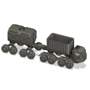 Cargo Landtrain, Terrain / model for wargames