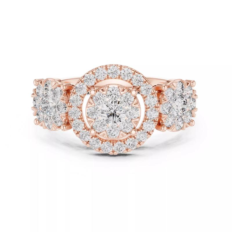 Diamond Cocktail Ring 3dm stl renders animation videos