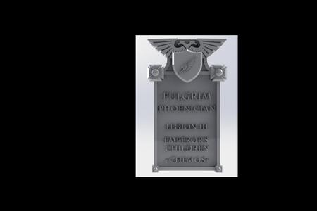 Fulgrim NAMEPLATE FOR BUST