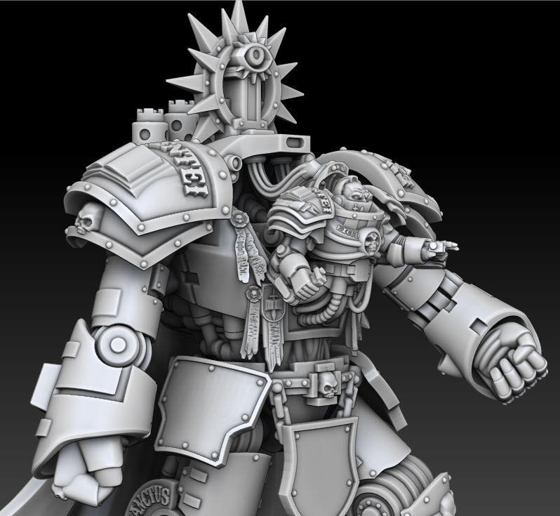 Silver Wardens Demon Slayer extra bits (baby carrier style mod)