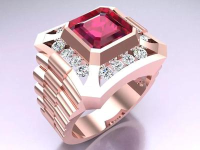 Diamond Ring - Mens Rings - N3243
