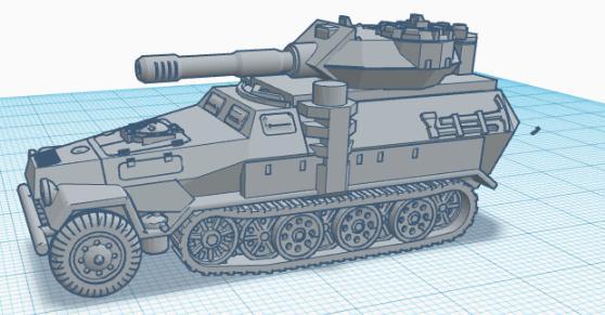 40k german half track