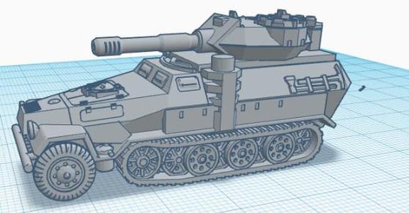 40k german half track