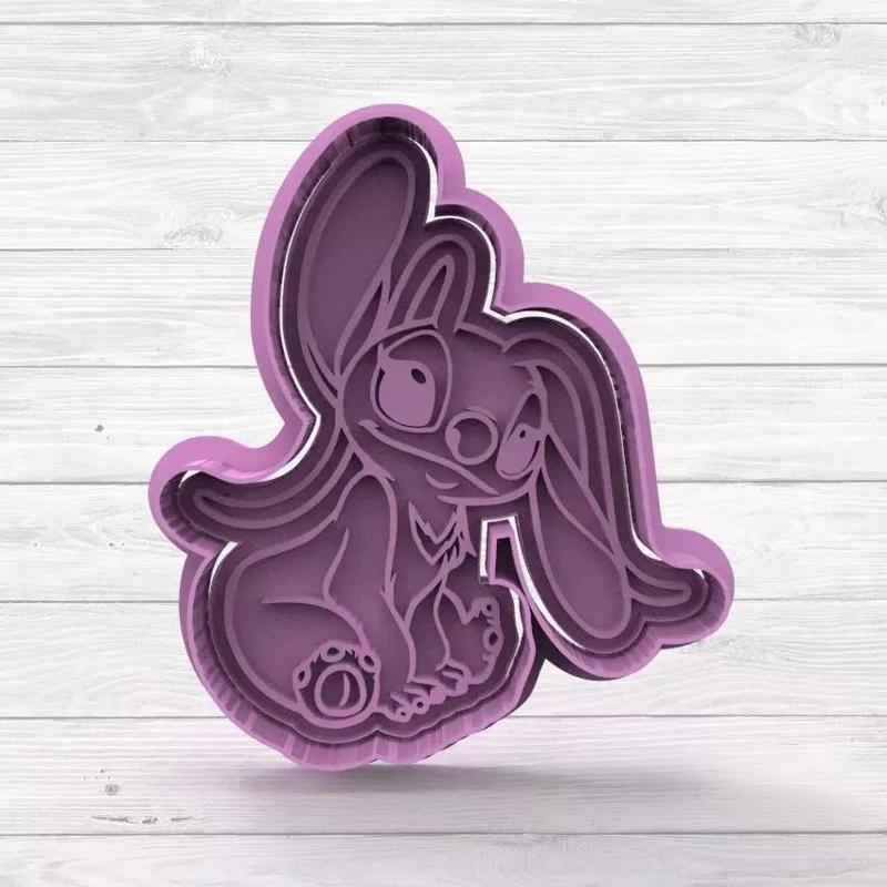 Angel Stich Cookie Cutter STL