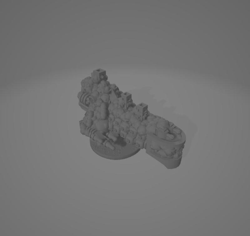 Battlefleet Gothic Rot Battleships with Broadsides, Torpedoes & Assault Bays