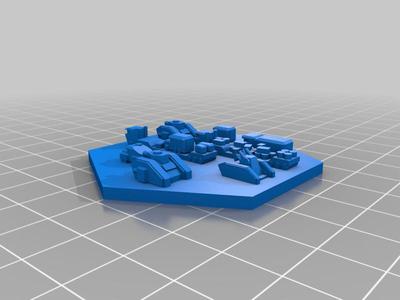 Imperial Convoy Custom Objective Marker (Aeronautica Imperialis)