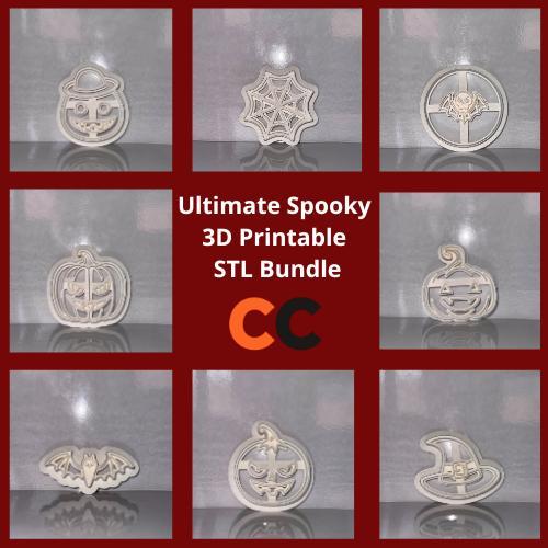 Halloween Cookie Cutter Pack – Ultimate Spooky 3D Printable STL Bundle