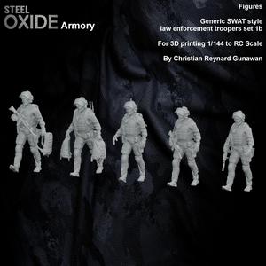 Generic SWAT style law enforcement troopers set 1b