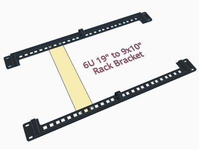 6U 19 Inch to 9U 10 Inch Rack Adapter