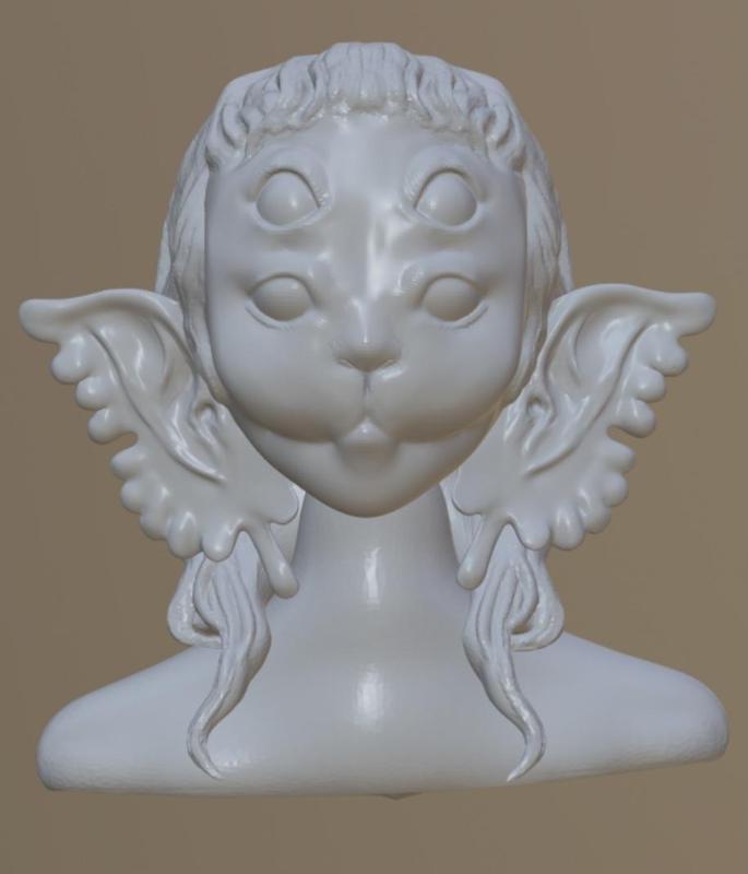 Melanie Martinez inspired decoration statue