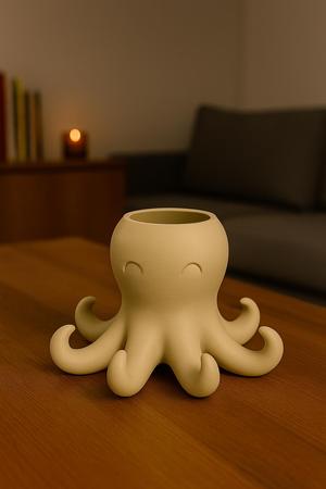Octopus Planter – 3D Printable Cute Sea Creature Pot for Plants & Decor