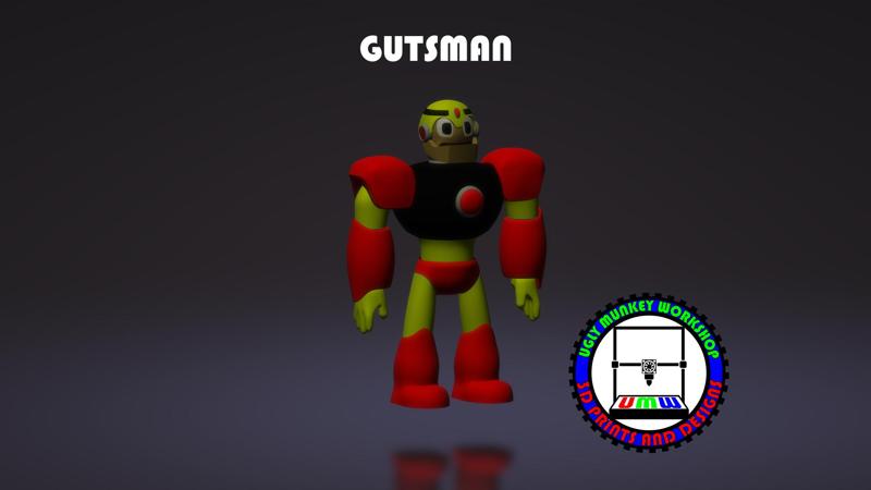 Gutsman - Megaman 1 - Robot Master - Figure and Miniature
